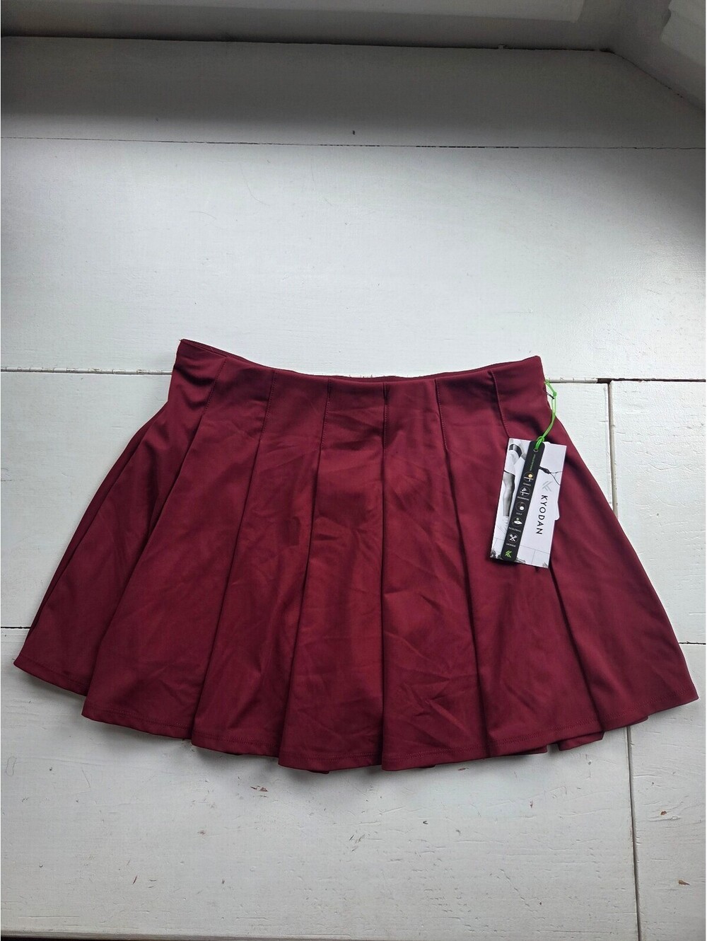 Kyodan Women's Tennis Skort Burgundy Size L